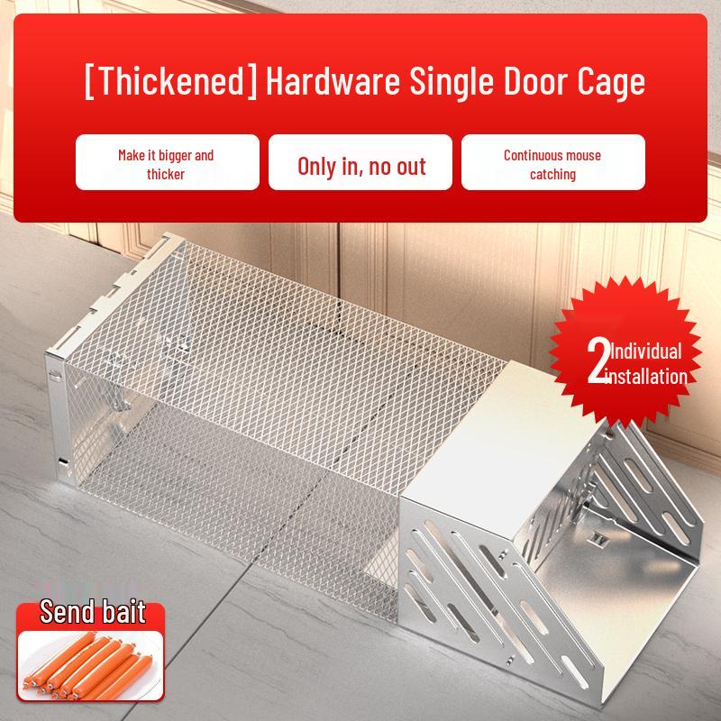 Automatic Mouse Trap Cage: Efficiently Capture and Repel Rodents