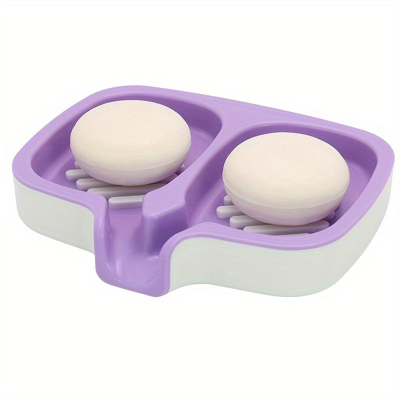 

Double-Layer Soap Dish with Drainage Spout Laundry Soap Storage Box Bathroom & Kitchen Storage Container