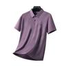 Men's Summer Ice Silk Polo & Shorts Set - Business Casual Two-Piece