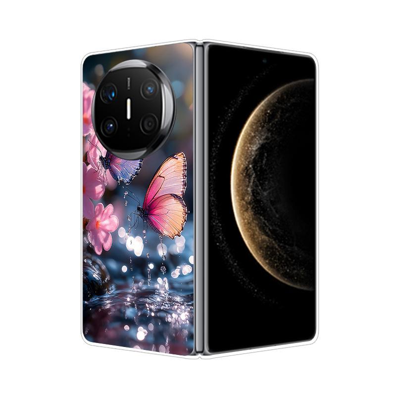 For HuaWei Mate X6 Case Marble Soft Hard PC Shell Back Cover For HuaWei Mate X3 X5 X6 X2 Full Coverage Phone Shell MateX6 Capa