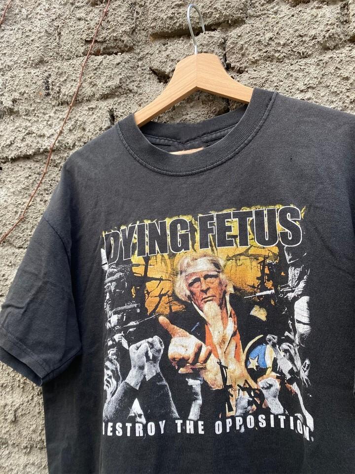 Hot Popular Dying Fetus Band Black Tee Shirt Cotton S-234XL M