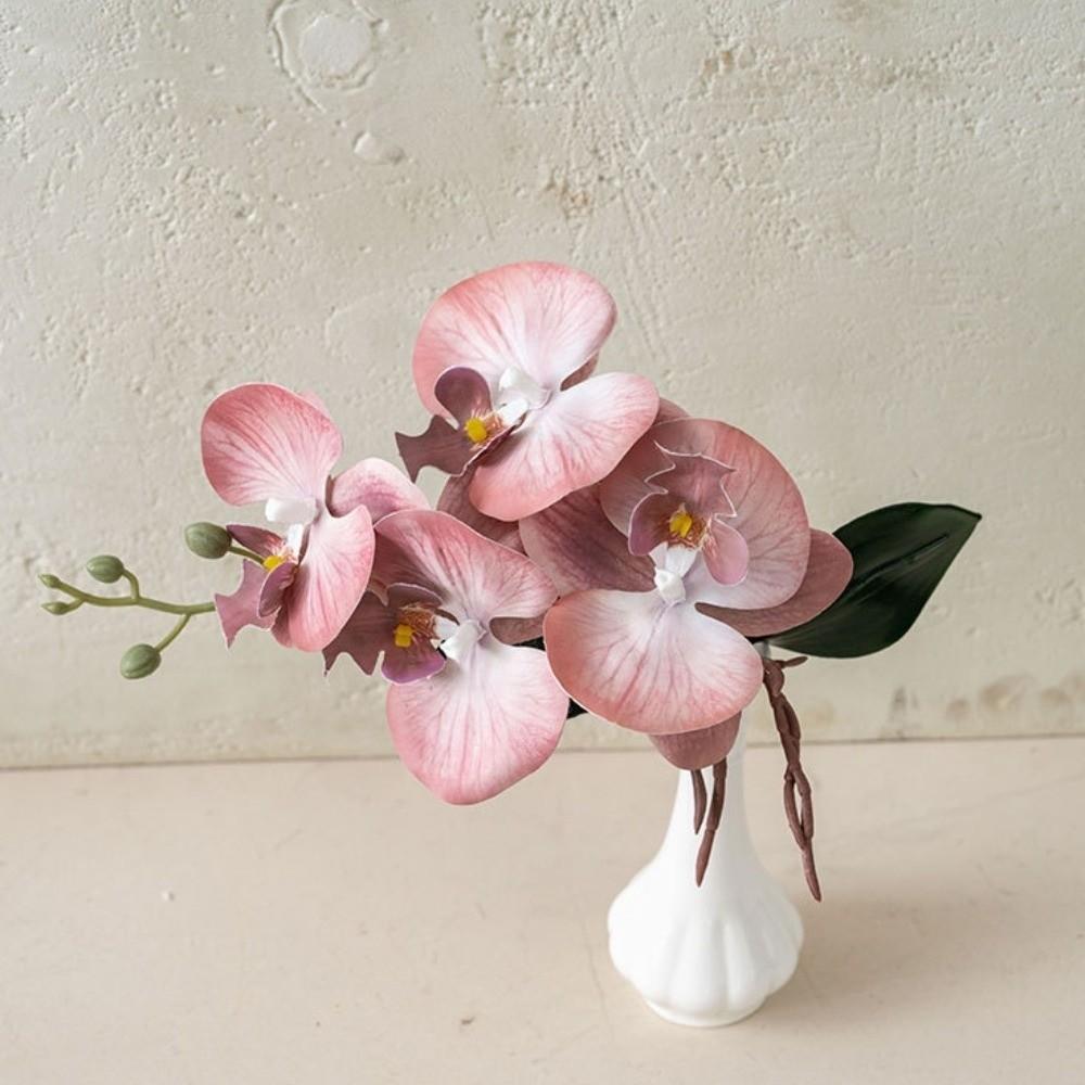 Realistic Artificial Moth Orchids Cloth Fake Butterfly Orchid Simulation Phalaenopsis  Wedding