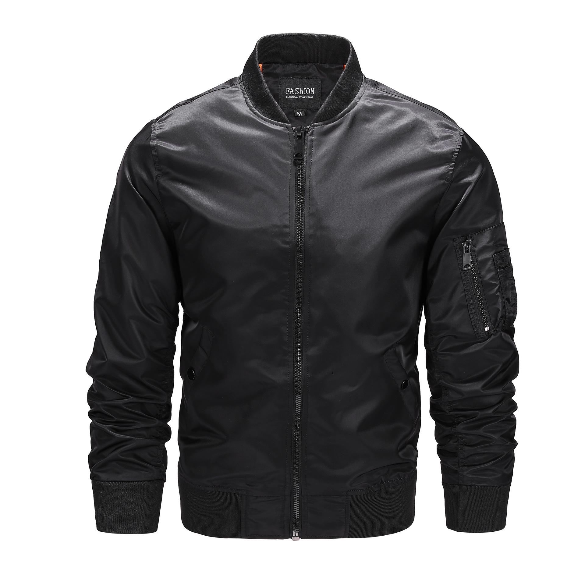 

Міжнародна куртка-бомбер MA1: Трендова весняно-осіння бейсбольна форма великого розміру M