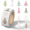 Cartoon Festival Gift Stickers - 500/Roll for Journals and Sealing
