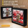 Anime Cartoon Photo Frame Anime Lamp LED Light Box Namikaze Minato Gaara Figure Room Decoration Three Color Lamp Anime Toy Gifts