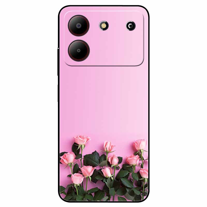 For ZTE Blade A54 4G Case Shockproof TPU Soft Silicone Phone Covers for ZTE Blade A 54 Funda Painted on for BladeA54 Luxury Capa