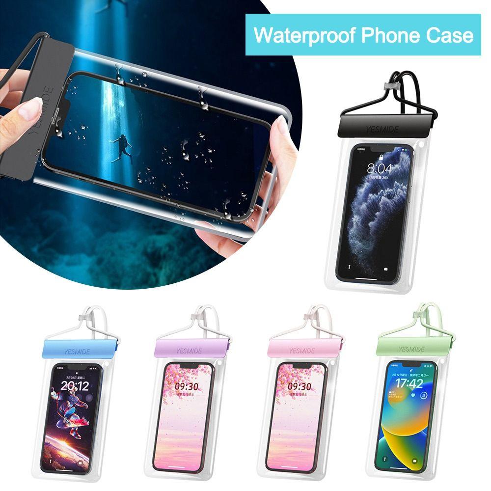 

Touch Screen Waterproof Phone Case Under 7.2 inches Mobile Phone Cover Swimming&Diving