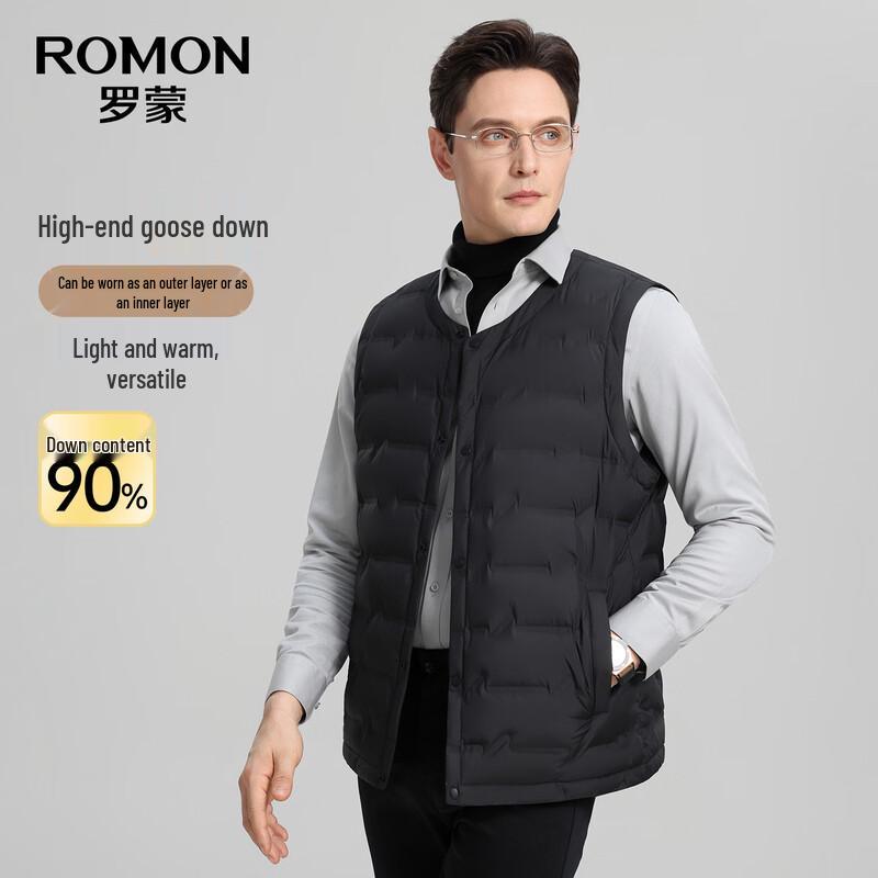 ROMON Men's Goose Down Commuter Vest