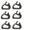 6PCS Wiper Arm Spray Pipe Buckle Clip For Peugeot 3008 (P84) 5008 (P87) 408x For Citroen C5 Aircross C5x Car Wiper Accessories