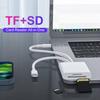 FONKEN Multifunction Card Reader Type C/Lightning To SD/TF/USB Memory Card Adapter For PC Laptop Phone U Disk