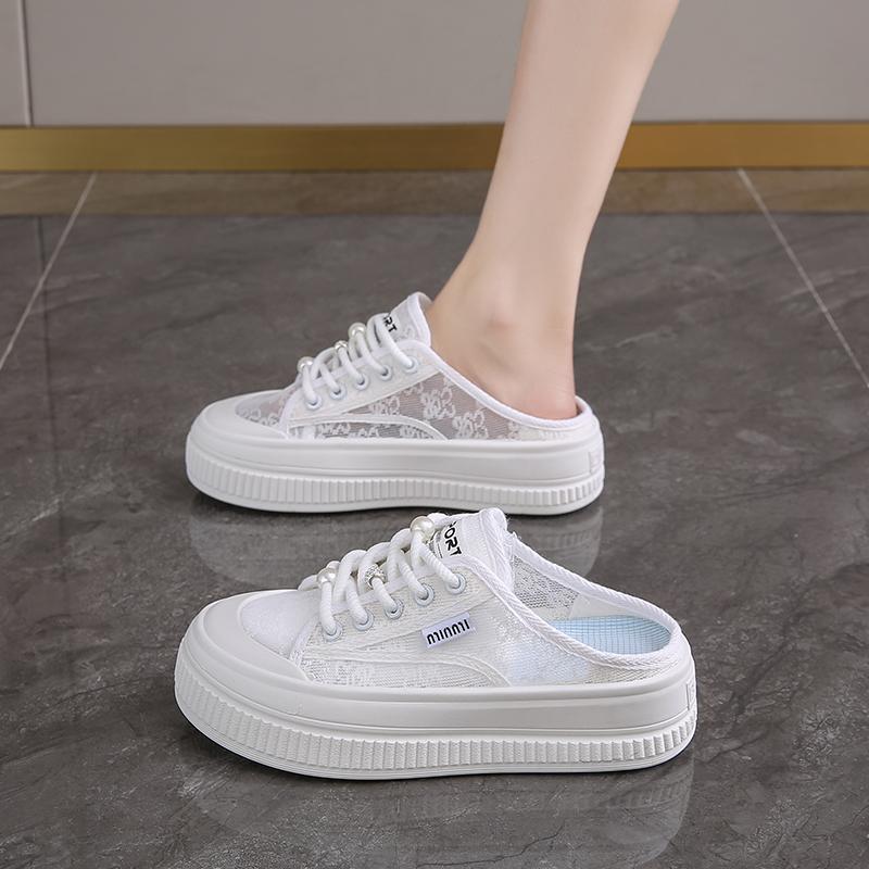 Canvas shoes spring and summer new sports board shoes soft sole not tired feet pregnant women shoe size