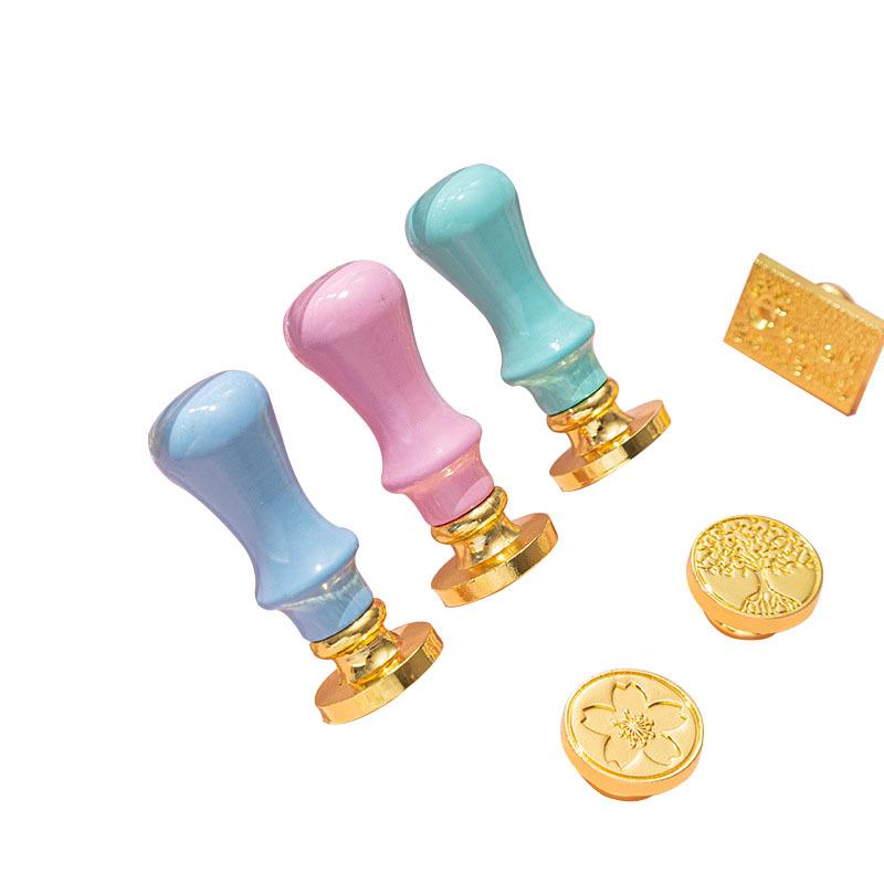 Retro Magic Academy Sealing Wax Stamp with Roman Column Handle