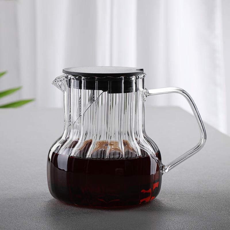 Shangqi 1000ML Glass Pour-Over Coffee & Cold Brew Pot Set