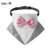 British Style Wedding Pet Triangle Scarf Pet Dog Scarf Dog Collar Pet Slobber Towel