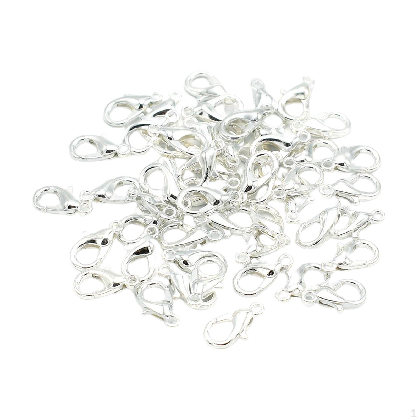 50 Штук Застежки-Лобстеры Сплав для Изготовления Украшений Ручной Работы Аксессуары