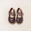 Elegant Girl Princess Shoes Embroidered Sweet Kids Mary Jane Shoes New Chic Children's Causal Dress Leather Shoes Lolita Style