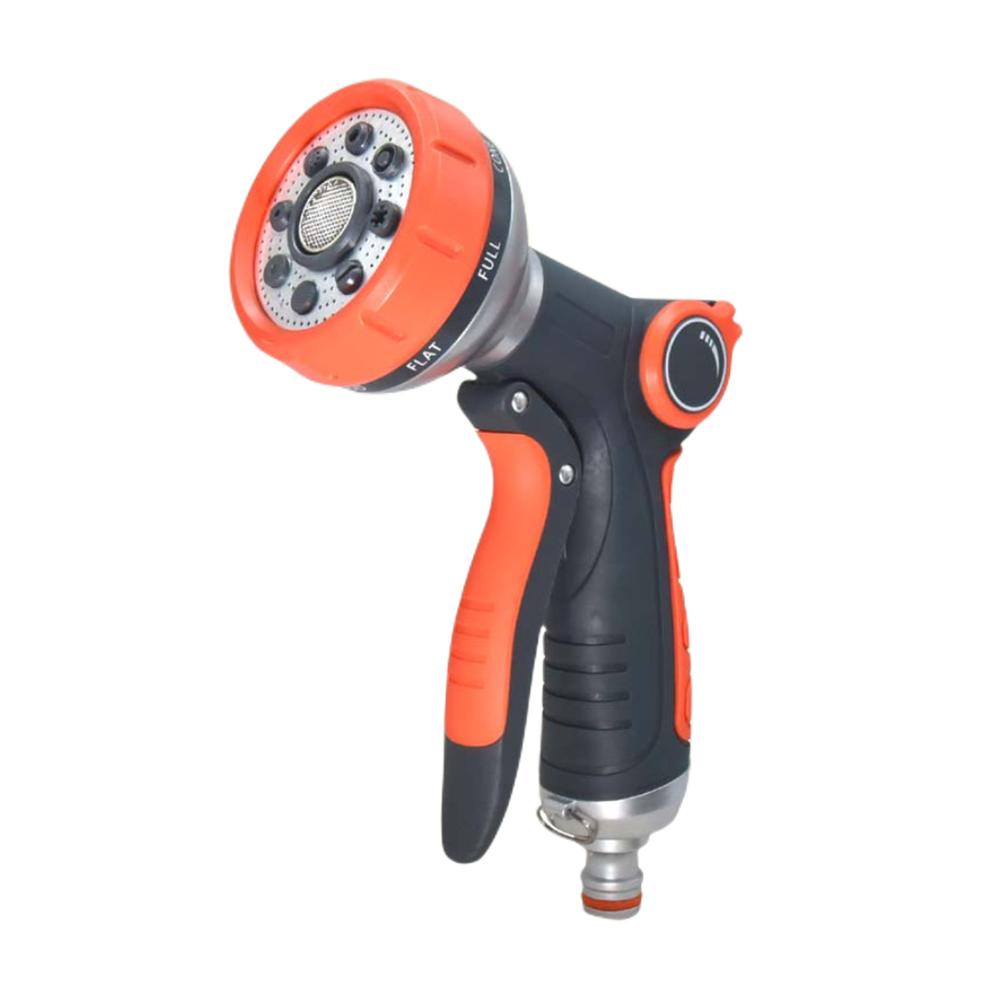 Nonslip Water Hose Sprayer Spray Nozzle Adjustable High Pressure Garden Sprayer Head for Watering Plants Cleaning Cars Showering