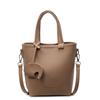 Niche casual vegetable basket bag women's new solid color bucket bag simple hand bag shoulder messenger bag