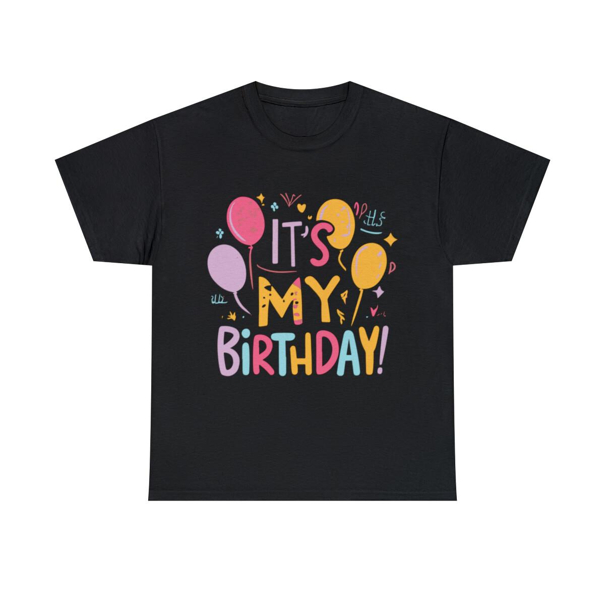 It s My Birthday Graphic Tee Shirt M