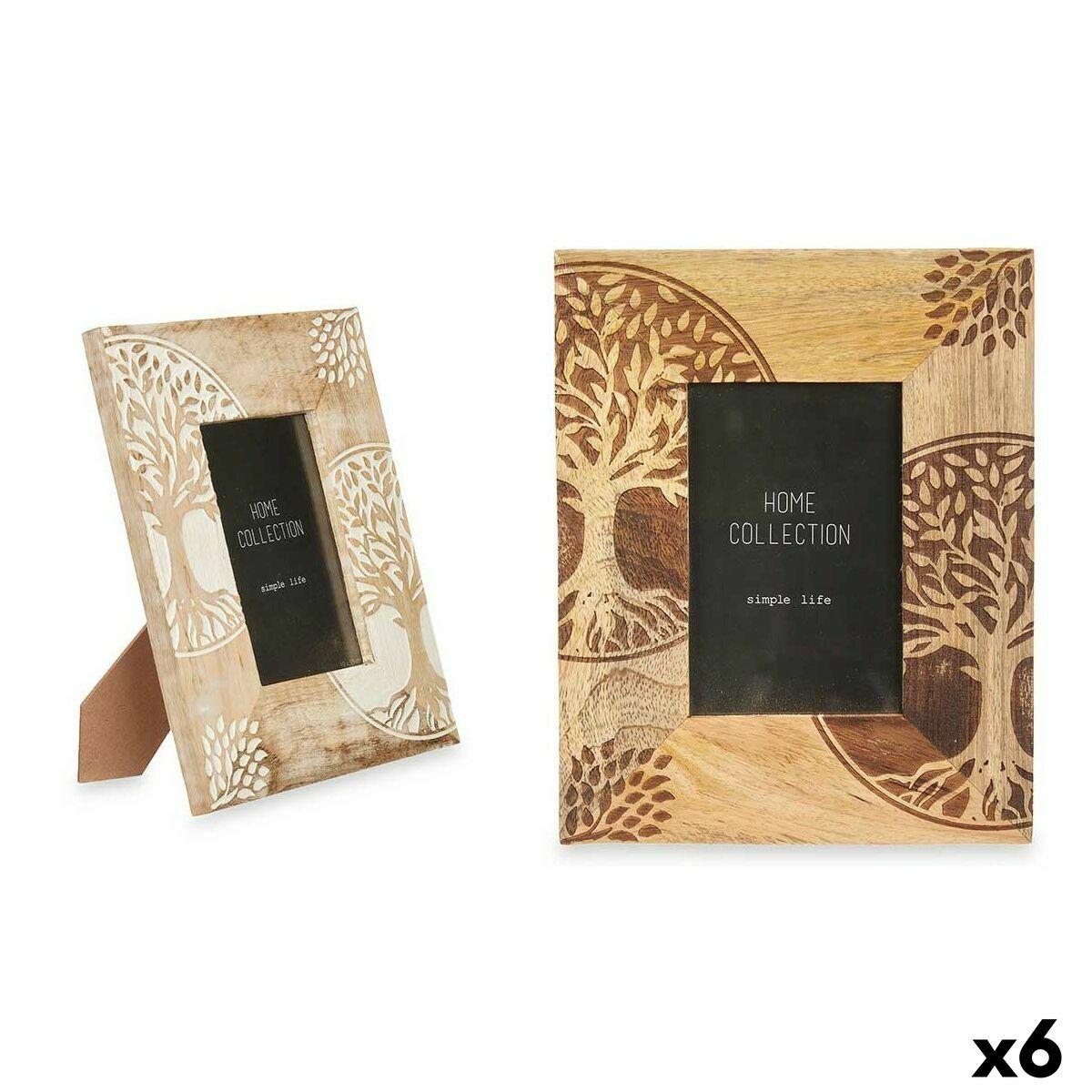 

Фоторамка Белый Коричневый Дерево манго Древо жизни 20 х 25 х 1,5 см (6 единиц) TU прозрачный