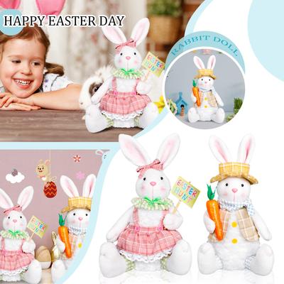 Easter Bunny Decorations, Easter Decorations Easter Gnomes Handmade Swedish Gnome Dolls, Home Indoor Outdoor Spring Decorations