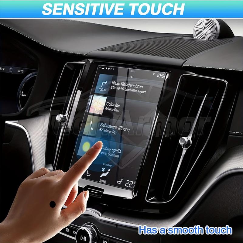 Car Tempered Glass Protective Film For Volvo 2016- Auto GPS Navigation Screen Protector Display Interior Accessories