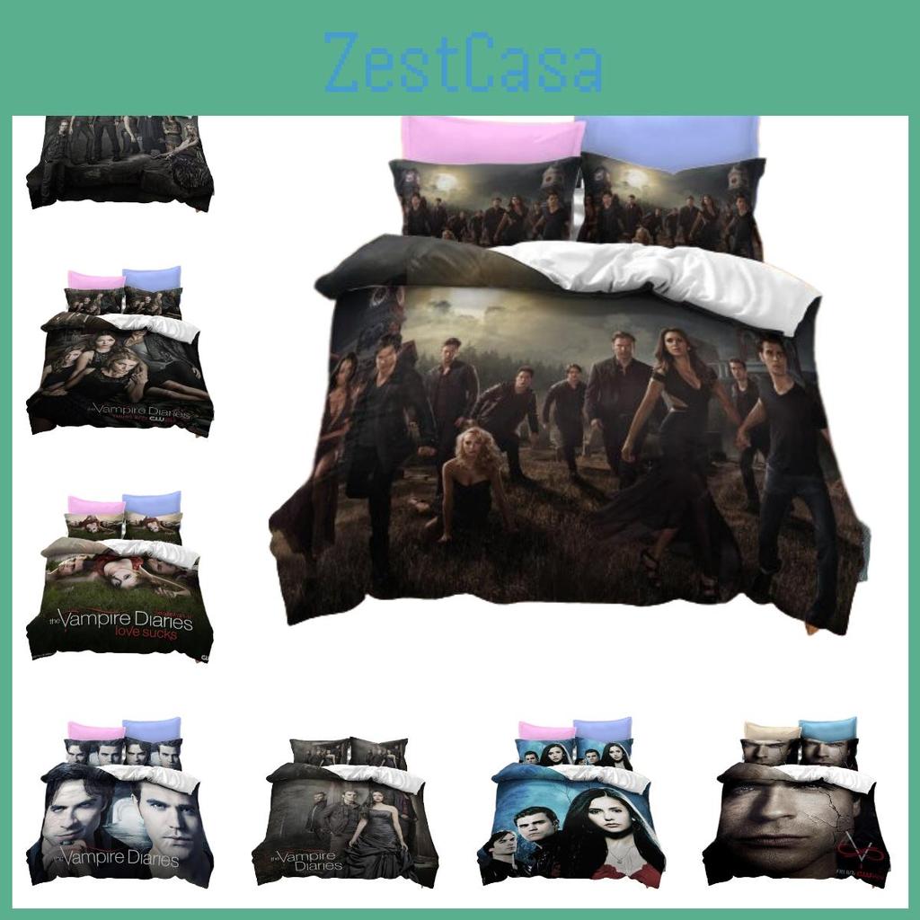Vampire Diary 3d Printed Bedding Set Soft And Durable Polyester Fiber Material