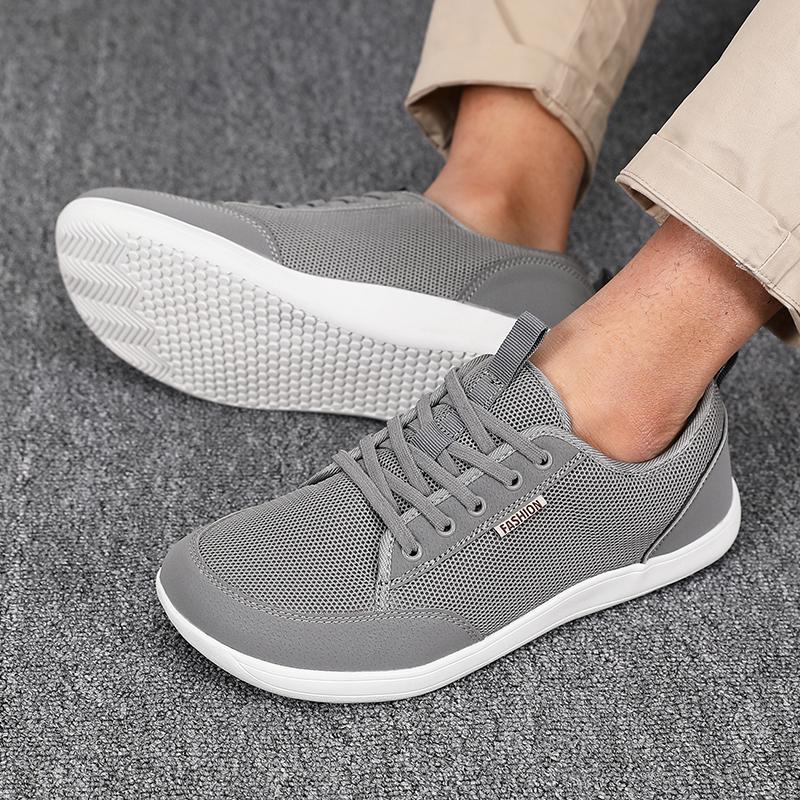 New Fashion Men's Sneakers Wide Toe Breathable Barefoot Sports Large Summer Trendy Black Mesh Casual Walking Shoes Hot Selling