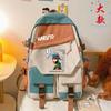 Anime-Themed Lightweight Backpack Teens Students 20-35L Capacity Fits 15-inch Laptop Nylon With Character Print Unisex