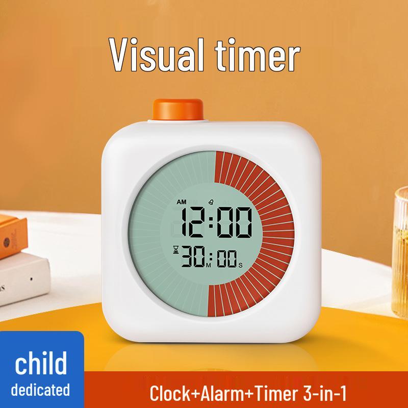 60-Minute Visual Countdown Timer with Alarm for Students