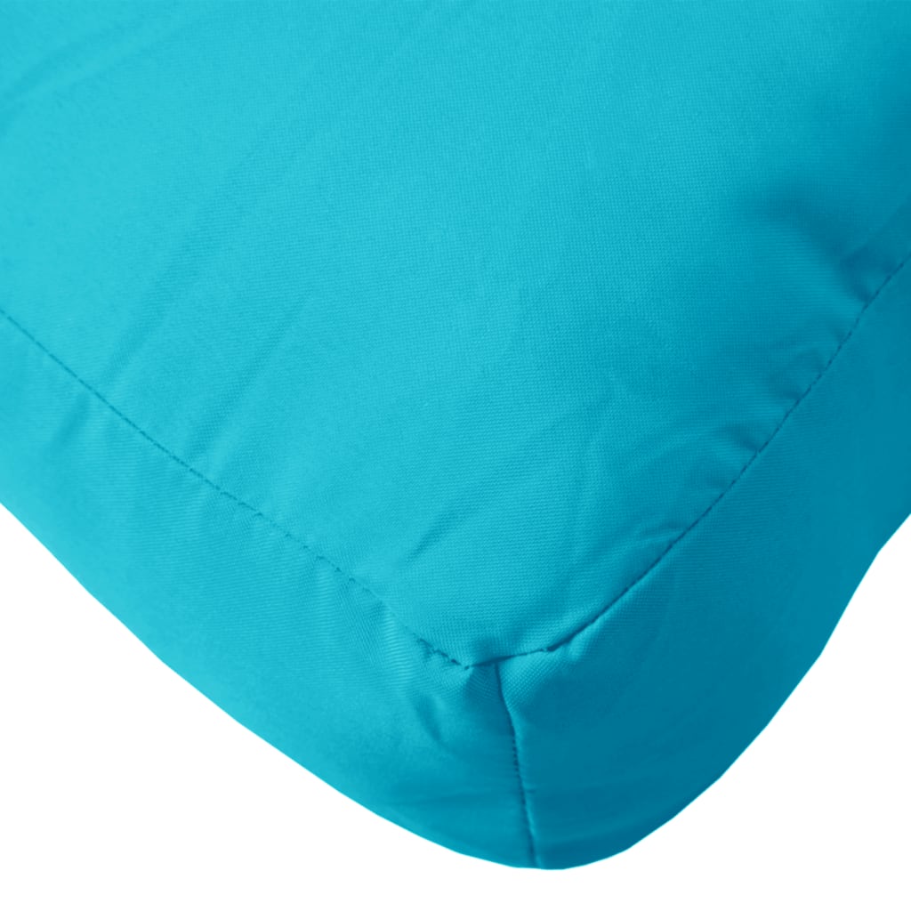 Vidaxl Pallet Cushions, 3 Pcs, Turquoise, Oxford Fabric