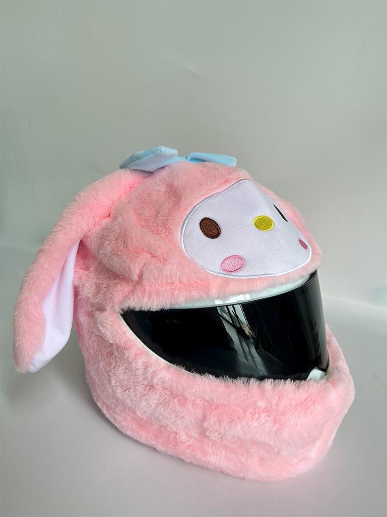 Custom Plush Helmet Cover - Soft, Durable, Wear-Resistant, Cute Cartoon Design