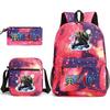 One Piece Anime Backpack Kids School Use Large Capacity Oxford Fabric Dual Shoulder Bag With Padded Straps