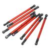 8Pcs Aluminum Alloy RC Linkage Rods for Axial SCX10 1/10 RC Crawler For RC Crawler