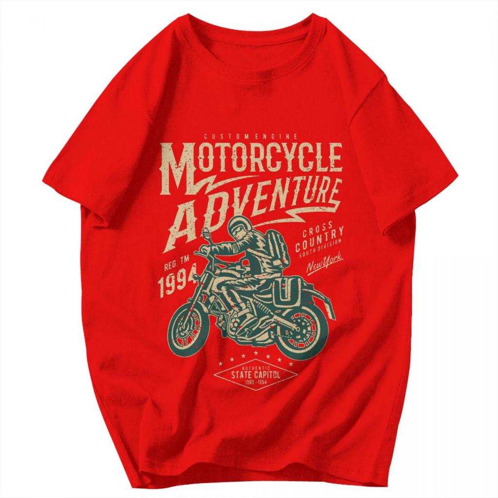 Men T Shirt Motorcycle Adventure Vintage Motor Gifts Y2K Graphic Customized Unisex Clothing T Shirts