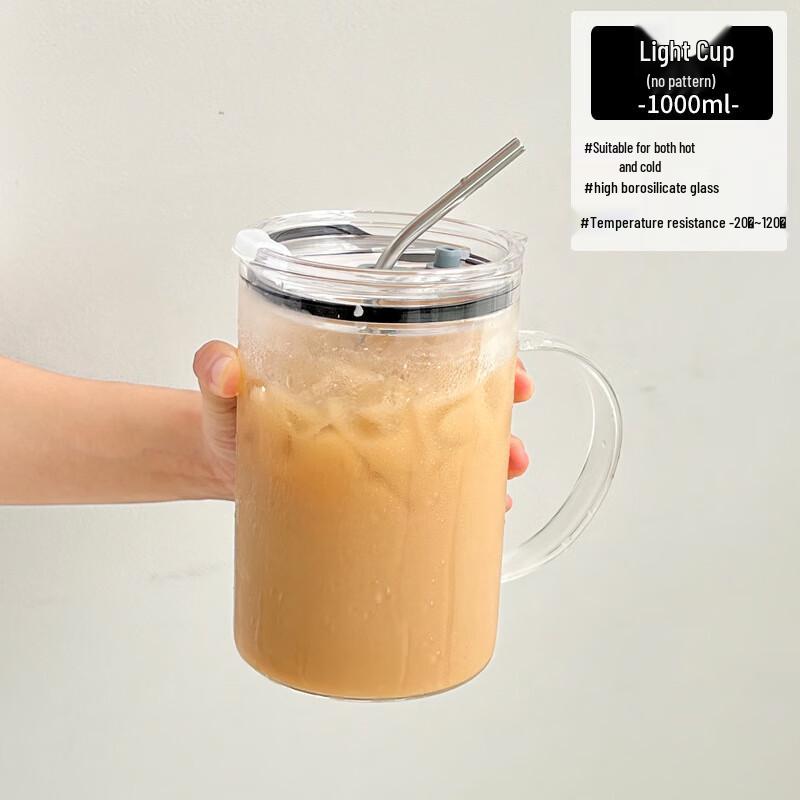 Shangqi High Borosilicate Glass Water Cup with Handle