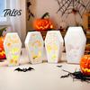 Spooky Lamp Shade Molds Halloween Coffins Lampshade Silicone Mold, DIY Hollow Ghost Spider Bat Craft Supplies Crafts Gypsum Cement Epoxy Resin Casting