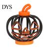 Halloween Pumpkin Lights Lantern, LED Light Up Hollow Ornament, Battery Operated Atmosphere Lighting Statue with Warm for Indoor Outdoor Party