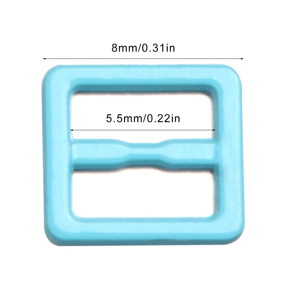 Newest 20Pcs Tri-glide Mini Buttons Metal Belt Buckle Doll Clothes Buttons Shoes Buckle For Blyth Doll Bags Clothing Accessory