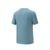 Anta Plain Round Neck Short Sleeve Sports T-Shirt Men tops Cloud-Blue 952627103-9