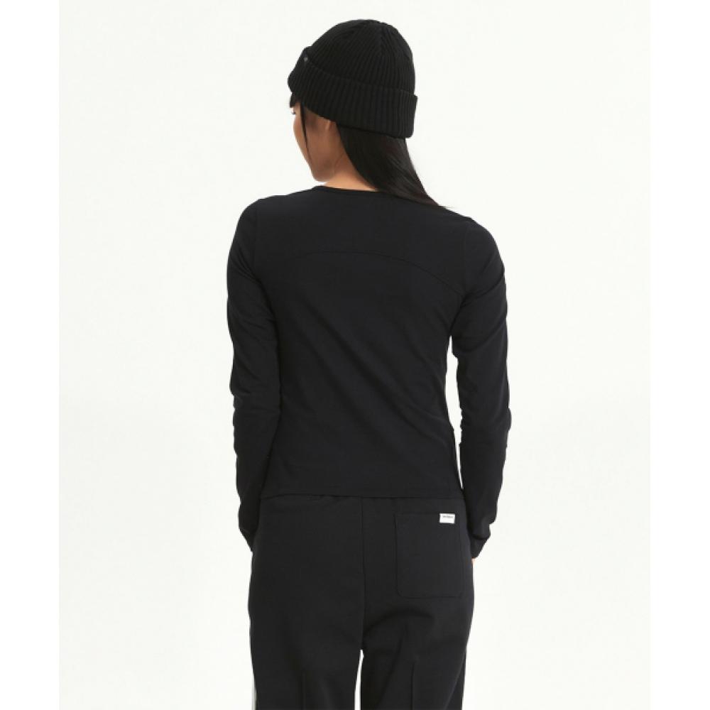 New Balance Nbnde4w142 Women Track Long Sleeve Tee  Black 