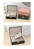 Double-Layer Lockable Jewelry and Ornaments Storage Box with Large Capacity