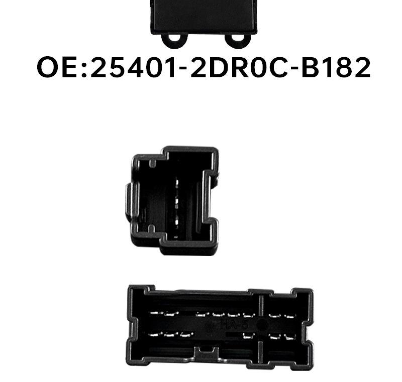 25401-2DR0C-B182: Driver's Side Window Regulator Switch for Nissan Teana.