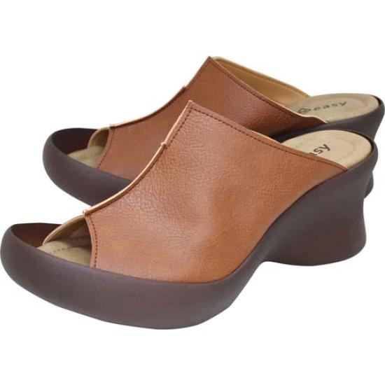 

Сандалии RC Easy Series Французский клиновидный каблук Закрытые сандалии Слайды Каблук 7 см Легко носить Комфорт Сделано в Японии Коричневый см 3E [Regetta Canoe] CJFH-808 Женские