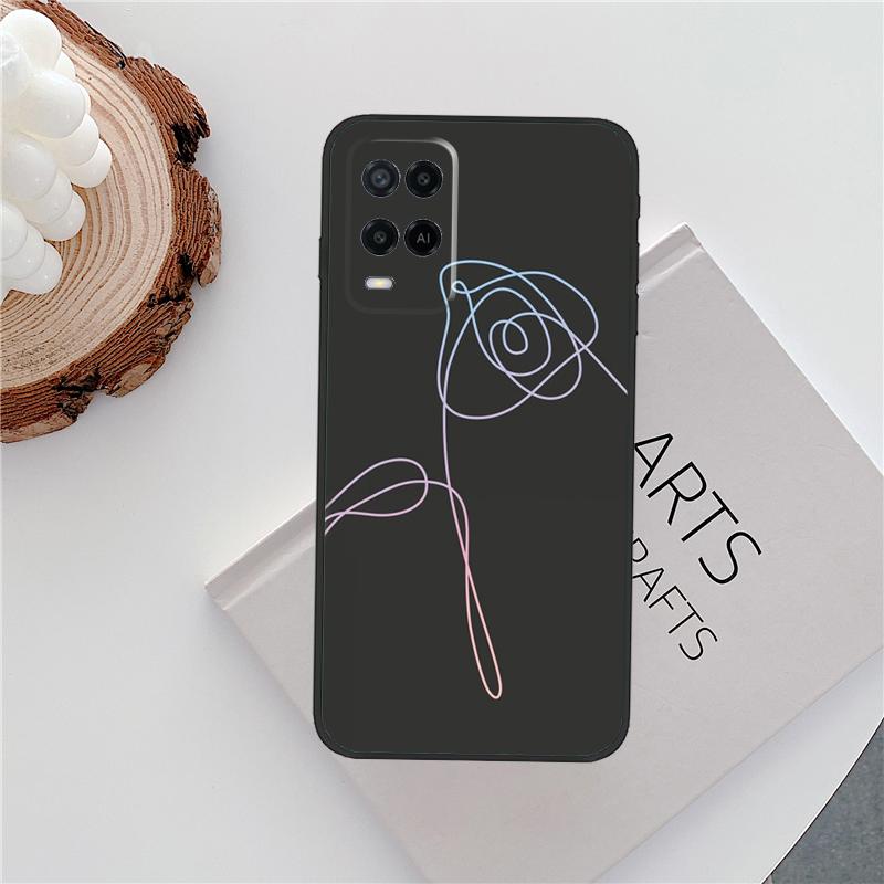 Love Yourself Case For Oppo A18 A38 A58 A78 A98 A79 A40 A60 A80 A16 A76 A96 A15 A74 A94 A54 A77 A17 Cover