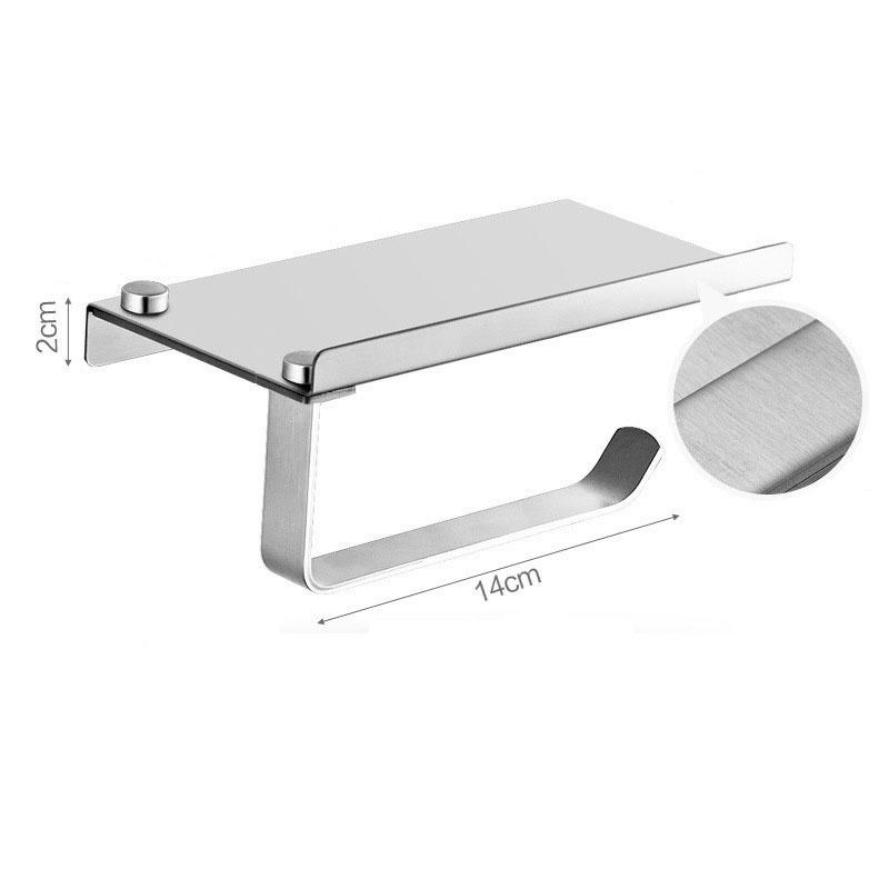 

Держатель для туалетной бумаги из нержавеющей стали 304, Держатель для мобильного телефона для ванной комнаты, Золотой/Черный, Держатель для мобильного телефона для ванной комнаты, Держатель для туалетной бумаги