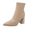 Women's Boots  New Fashion Solid Color Versatile Women's Shoes Comfortable Pointed Toe Temperament Workplace Banquet Shoes