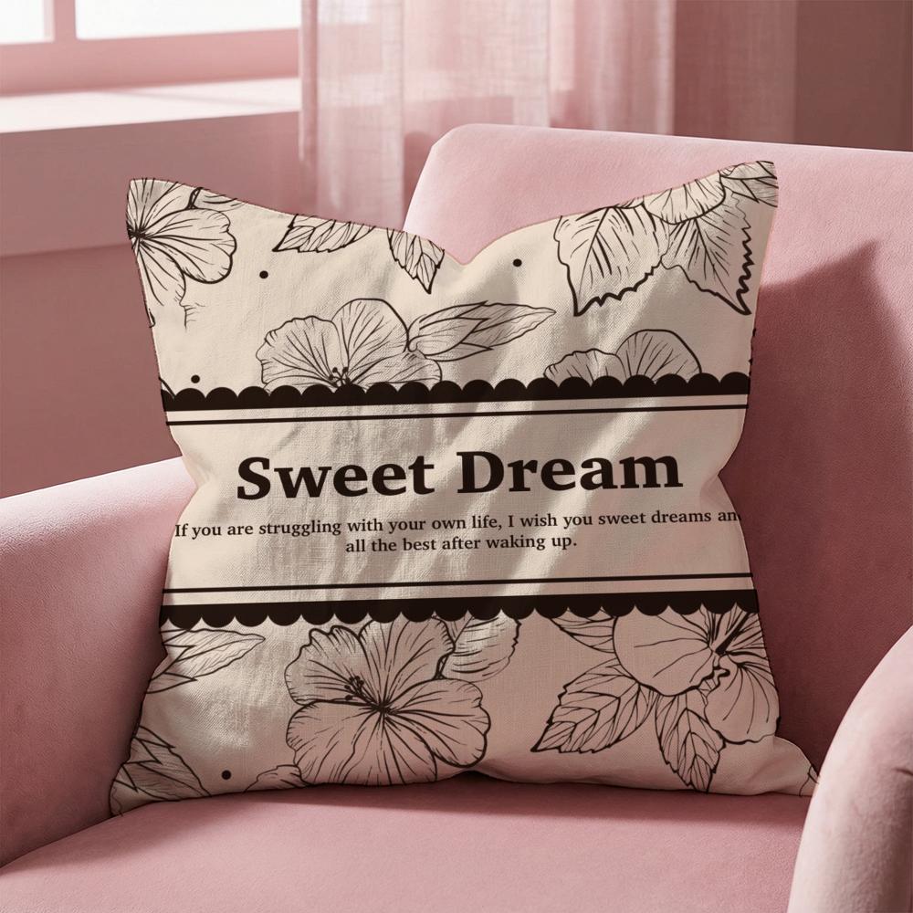 

Beautiful Retro Flowers Cushion Cover Multi-Scene Pillow Cover for Home & Car - Reversible, Soft & Durable for Daily Use 30cmx30cm