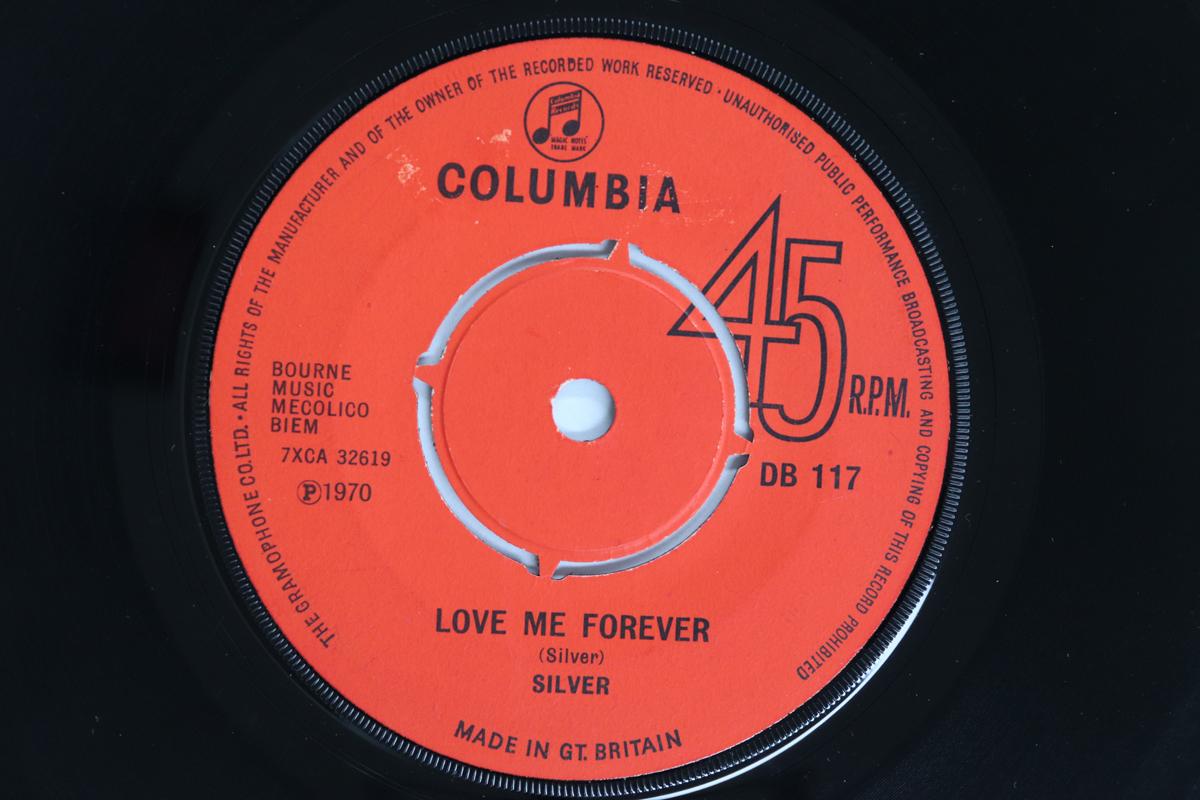 

7inch Record SILVER NOREEN Love Me Forever Sugar Sugar DB117 COLUMBIA 1970 UK Reggae Ska Dub Used