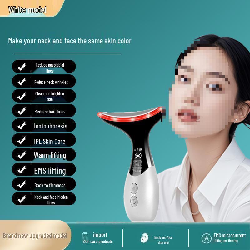 

Light Wave Microcurrent Facial Lifting & Firming Massager with Hot Compress